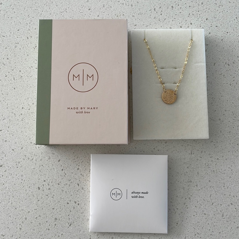 Made By Mary Gold Necklace